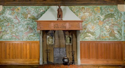 Festsaal Gemälde am Kamin